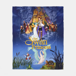 Couverture Polaire Affiche de princesse film de cygne