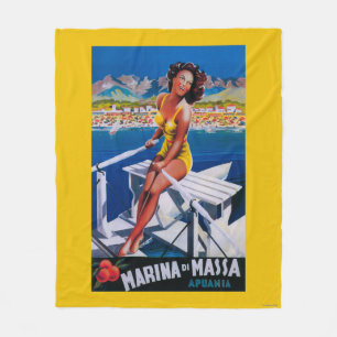 Couverture Polaire Affiche de voyage de marina de Massa