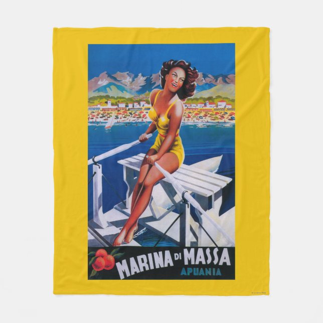 Couverture Polaire Affiche de voyage de marina de Massa (Devant)