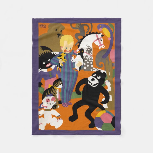 Couverture Polaire Affiche De Voyage Pour Londres Métro (Devant)