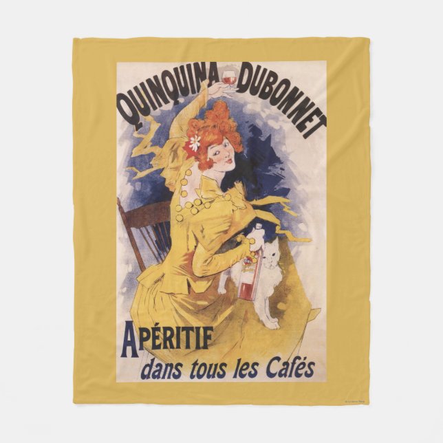 Couverture Polaire Affiche promotionnelle d'apéritif de Quinquina (Devant)