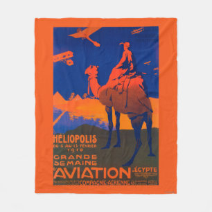 Couverture Polaire Affiche promotionnelle de ligne aérienne françai