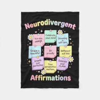 Couverture Polaire Affirmations neurodivergentes prise de conscience