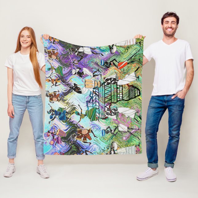 Couverture Polaire African Feast: Rhythms of Africa (En situation)