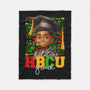 Couverture Polaire Afro Black Boy College Graduation Future Hbcu Grad