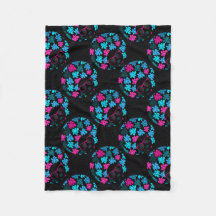 Afro Diva Turquoise & Rose Chaude