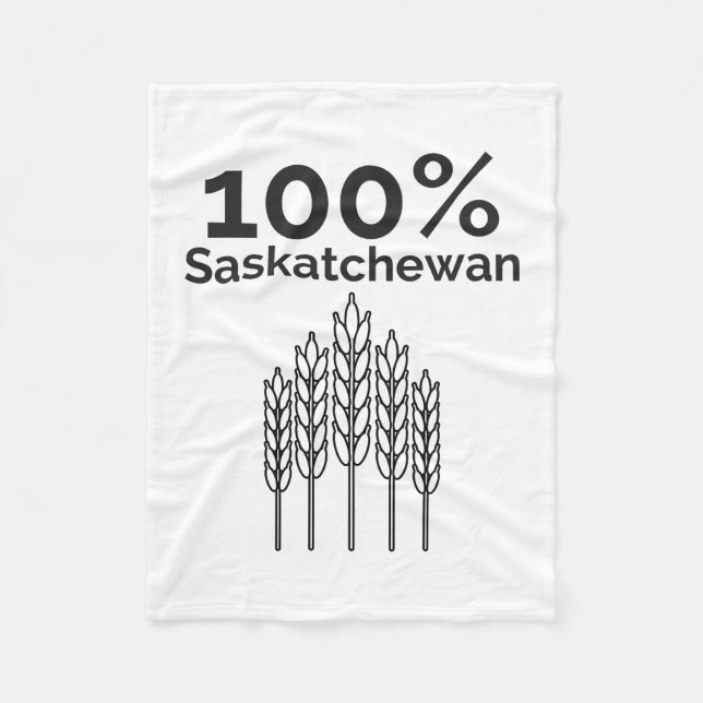 Couverture Polaire Agriculteur de Saskatchewan (Devant)