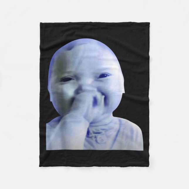Couverture Polaire Ai Baby You Swear Meme Funny Laughing Baby Meme Br (Devant)