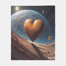 AI Hors de ce monde Je t'aime Blanket