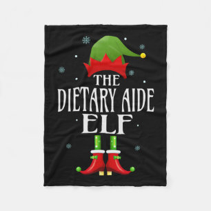 Couverture Polaire Aide alimentaire Elf Xmas drôle Famille correspond