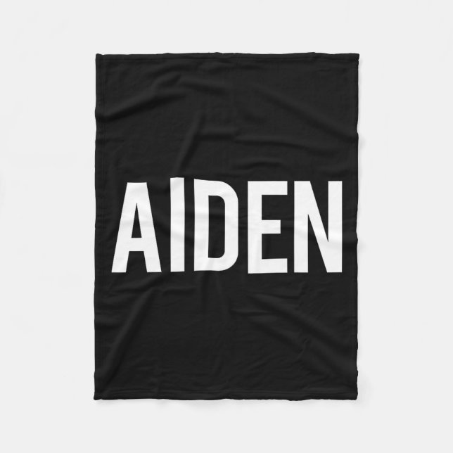 Couverture Polaire Aiden - Cool New Funny Name Fan Gift Tee  (Devant)