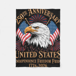 Couverture Polaire Aigle de l'indépendance des États-Unis 250e annive