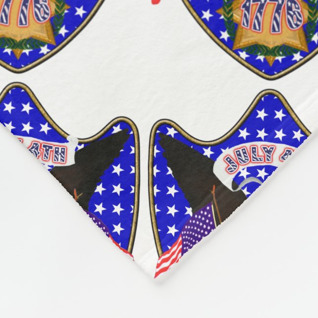 Couverture Polaire Aigle du Jour de l'Indépendance (Coin)