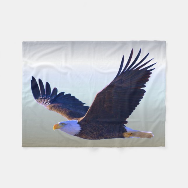 Couverture Polaire Aigle volant (Devant (Horizontal))