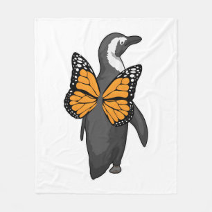 Couverture Polaire Ailes de papillon pingouin