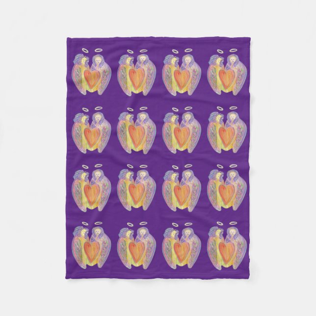 Couverture Polaire Aimer Guardian Angels Art Fleece Blanket (Devant)