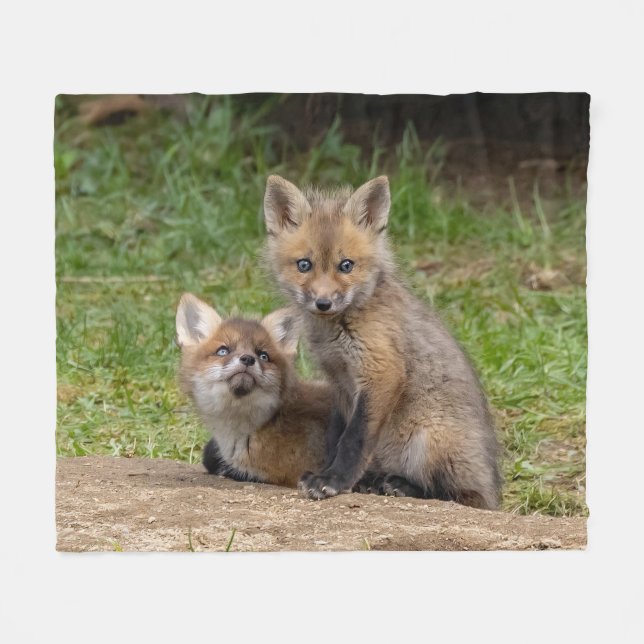 Couverture Polaire Aimer les yeux (Devant (Horizontal))