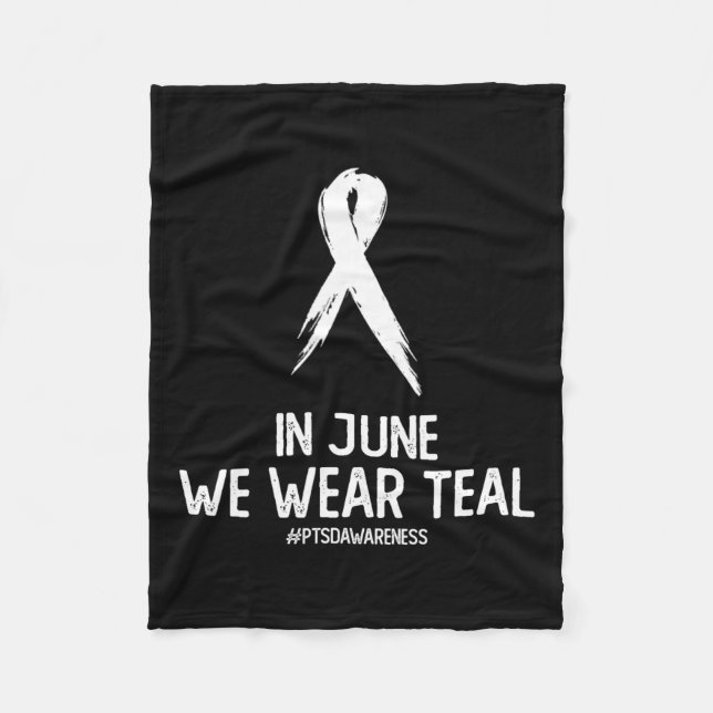 Couverture Polaire Aimer Support Ptsd Post Stress Traumatique Trouble (Devant)