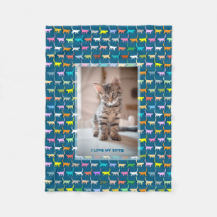 Couverture Polaire Aimez Ma Kitty Votre Photo Personnalisée Impressio