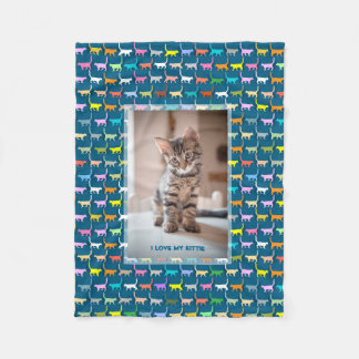 Couverture Polaire Aimez Ma Kitty Votre Photo Personnalisée Impressio