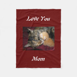 Couverture Polaire Aimez-vous maman
