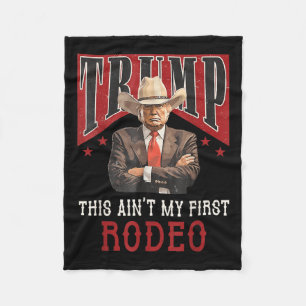 Couverture Polaire Aint Ma Première Chemise Rodéo Western Cowboy Funn