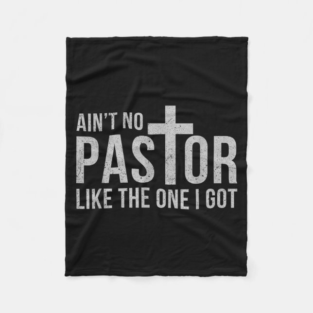 Couverture Polaire Ain't No Pastor Like The One I Got Funny Pastor  (Devant)