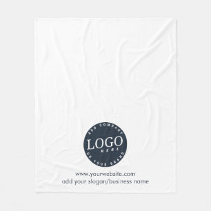 Couverture Polaire Ajouter Business Logo et site Web de l'entreprise