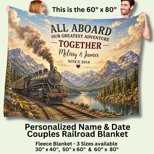 Couverture Polaire Ajouter des détails couples train à vapeur près de (Créateur téléchargé)