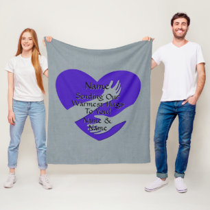 Couverture Polaire Ajouter des noms Changer tout le coeur du texte En