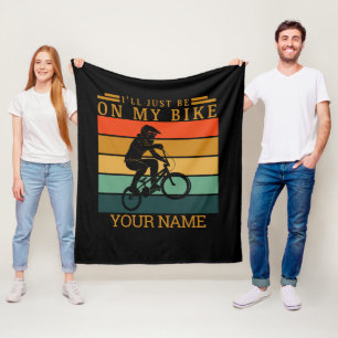 COUVERTURE POLAIRE AJOUTER LE NOM JE SERAI SUR MON BMX VÉLO SUNSET