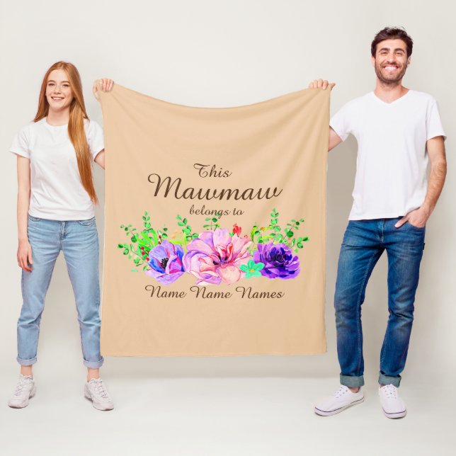 Couverture Polaire Ajouter ou modifier des noms - Cette Mawmaw appart (En situation)