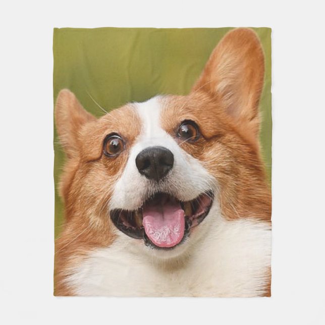 Couverture Polaire Ajouter photo de chien personnalisé Customisé (Devant)