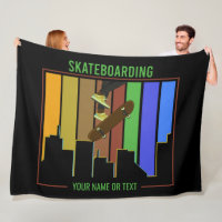 Ajouter un nom Texte Skateboard sur la scène urbai