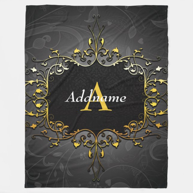 Couverture Polaire Ajouter votre nom et votre initiale (Devant)