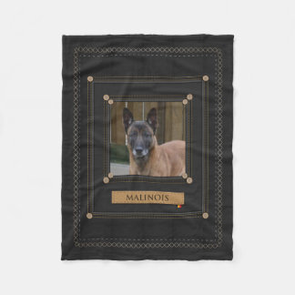 Couverture Polaire Ajoutez votre photo Malinois - berger belge