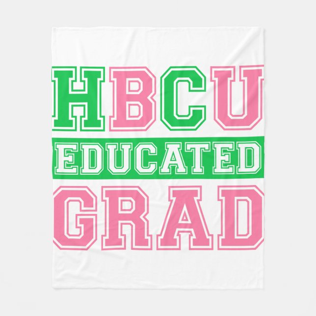 Couverture Polaire AKA HBCU Educated Grad 1908 AKA (Devant)