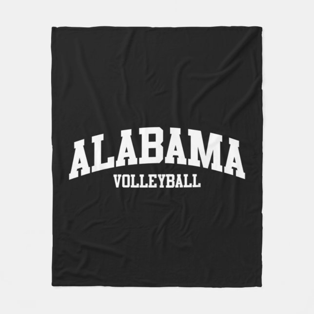 Couverture Polaire Alabama Volleyball Alabama State Home (Devant)