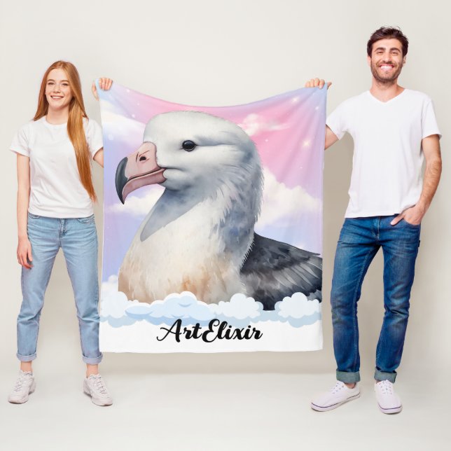 Couverture Polaire Albatross Dreamy Print (En situation)