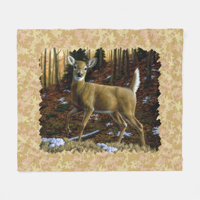 Couverture Polaire Alert Whitetail Doe (Devant (Horizontal))