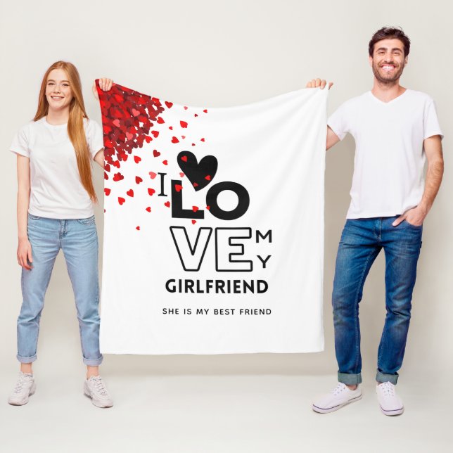 Couverture Polaire Alerte de la copine HOTTEST ! I Love My GF Award T (En situation)