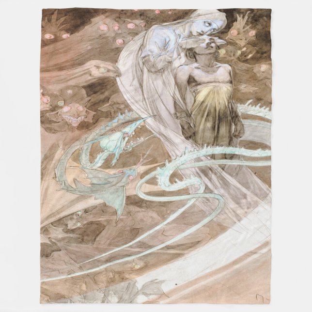 Couverture Polaire Alfons Mucha 1899 Le Pater (Devant)
