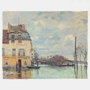 Couverture Polaire Alfred Sisley - Inondation à Port-Marly 1872