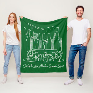 Couverture Polaire Alhambra Cour des Lions 1