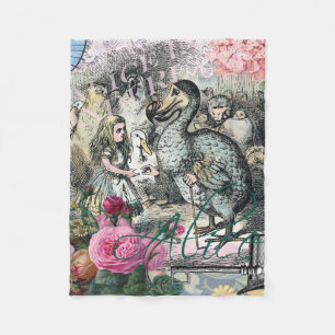 Couverture Polaire Alice Classique Merveilleux Dodo Art Tenniel
