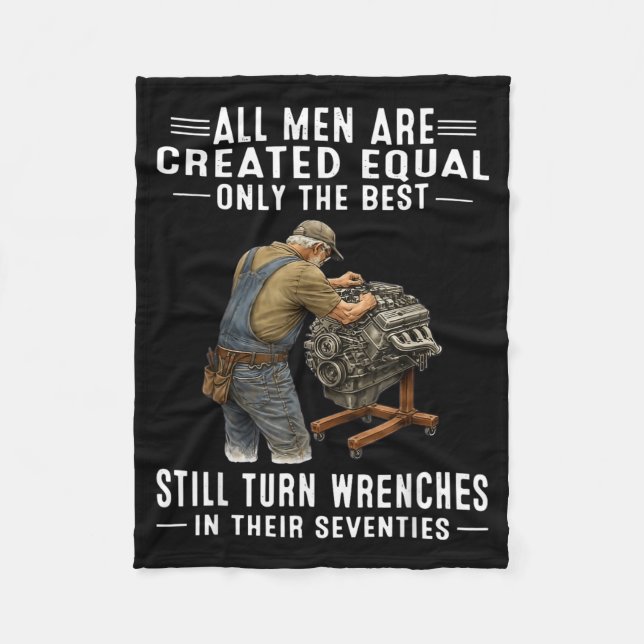 Couverture Polaire All Men are Created Equal Only The Turn Wrenches (Devant)