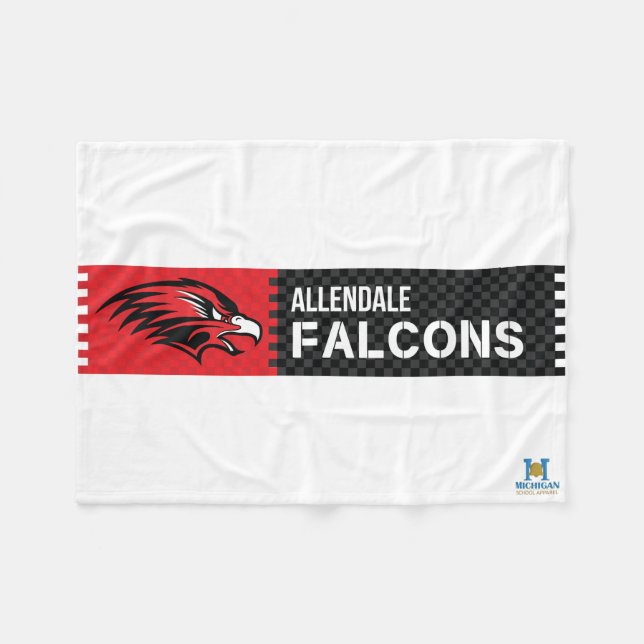 Couverture Polaire Allendale Falcons (Devant (Horizontal))