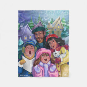 Couverture Polaire Aller à une illustration de covoiturage