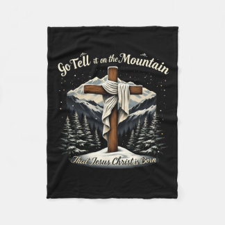 Couverture Polaire Allez Le Dire Sur La Montagne Que Jésus-Christ Est