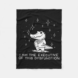 Couverture Polaire Alligator Drôle Je Suis Le Dirigeant De Ce Dysfonc